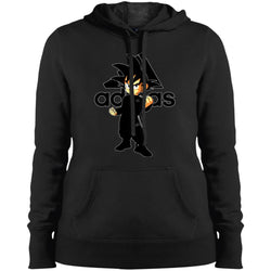 Goku Adidas Black T-shirt Women Hooded Sweatshirt