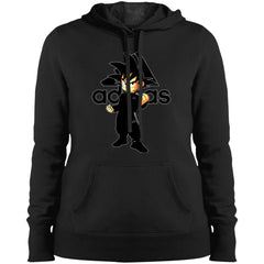 Goku Adidas Black T-shirt Women Hooded Sweatshirt Women Hooded Sweatshirt - parenttees