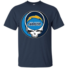 Los Angeles Chargers Grateful Dead Steal Your Face Football Nfl Shirts Men Cotton T-Shirt Men Cotton T-Shirt - parenttees