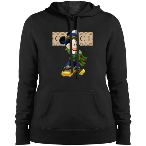 Gucci Trending Mickey T-shirt Women Hooded Sweatshirt Black / X-Small Women Hooded Sweatshirt - parenttees