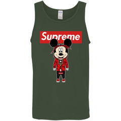 Supreme Mickey Style Fashion T-shirt Men Cotton Tank Men Cotton Tank - parenttees