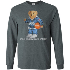 Polo Bear Ralph Lauren Men Long Sleeve Shirt Men Long Sleeve Shirt - parenttees