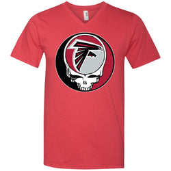 Atlanta Falcons Grateful Dead Steal Your Face Football Nfl Shirts Men V-Neck T-Shirt