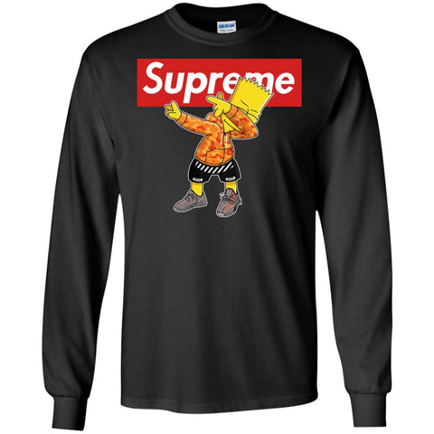 Supreme Dabbing T-shirt Men Long Sleeve Shirt Black / S Men Long Sleeve Shirt - parenttees