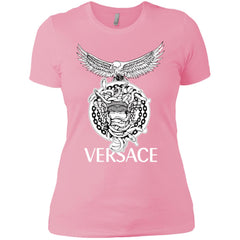 Versace Supervip Logo T-shirt Women Cotton T-Shirt Women Cotton T-Shirt - parenttees