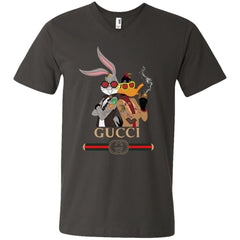 Gucci Trending T-shirt Rabbit And Donald T-shirt Men V-Neck T-Shirt Men V-Neck T-Shirt - parenttees