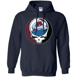 Colorado Avalanche Grateful Dead Steal Your Face Hockey Nhl Shirts Pullover Hoodie Sweatshirt