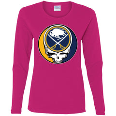 Buffalo Sabres Grateful Dead Steal Your Face Hockey Nhl Shirts Women Long Sleeve Shirt Women Long Sleeve Shirt - parenttees