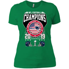 Nfl – Football Champions New England Patriots Super Bowl 2019 Women Cotton T-Shirt Women Cotton T-Shirt - parenttees