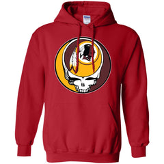 Washington Redskins Grateful Dead Steal Your Face Football Nfl Shirts Pullover Hoodie Sweatshirt Pullover Hoodie Sweatshirt - parenttees