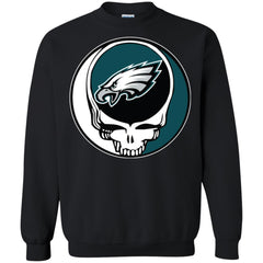 Philadelphia Eagles Grateful Dead Steal Your Face Football Nfl Shirts Crewneck Pullover Sweatshirt Crewneck Pullover Sweatshirt - parenttees