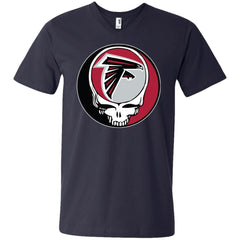 Atlanta Falcons Grateful Dead Steal Your Face Football Nfl Shirts Men V-Neck T-Shirt Men V-Neck T-Shirt - parenttees