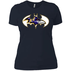 We Are The Baltimore Ravens Batman Nfl Mashup Women Cotton T-Shirt Women Cotton T-Shirt - parenttees