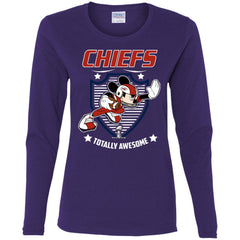 Nfl – Kansas City Chiefs Totally Awesome Mickey Mouse Super Bowl 2019 Football Women Long Sleeve Shirt Women Long Sleeve Shirt - parenttees