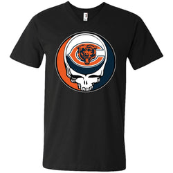 Chicago Bears Grateful Dead Steal Your Face Football Nfl Shirts Men V-Neck T-Shirt