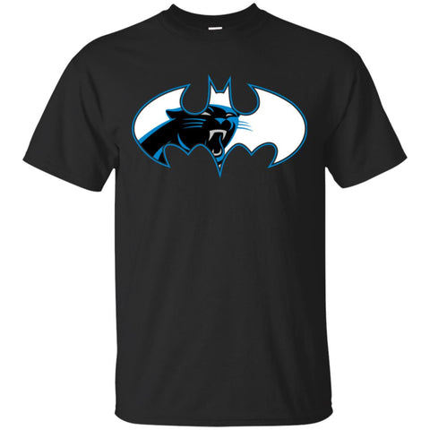 We Are The Carolina Panthers Batman Nfl Mashup Men Cotton T-Shirt Black / S Men Cotton T-Shirt - parenttees