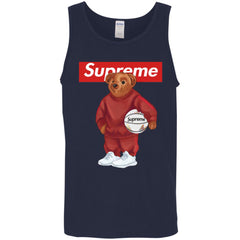 Supreme Bear Sport T-shirt Men Cotton Tank Men Cotton Tank - parenttees