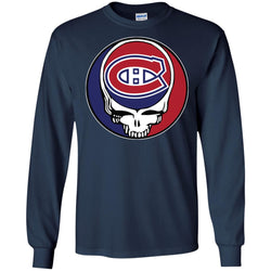 Montreal Canadiens Grateful Dead Steal Your Face Hockey Nhl Shirts Men Long Sleeve Shirt