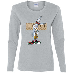 Best Gucci Rabbit T-shirt Women Long Sleeve Shirt Women Long Sleeve Shirt - parenttees