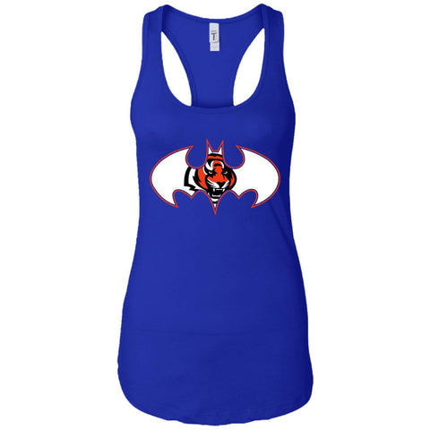 We Are The Cincinnati Bengals Batman Nfl Mashup Women Tank Top Royal / X-Small Women Tank Top - parenttees