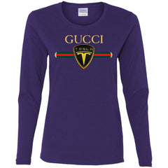 Gucci Tesla T-shirt Women Long Sleeve Shirt Women Long Sleeve Shirt - parenttees