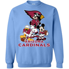 Mickey Mouse Arizona Cardinals American Football Nfl Sports Shirt Crewneck Pullover Sweatshirt Crewneck Pullover Sweatshirt - parenttees