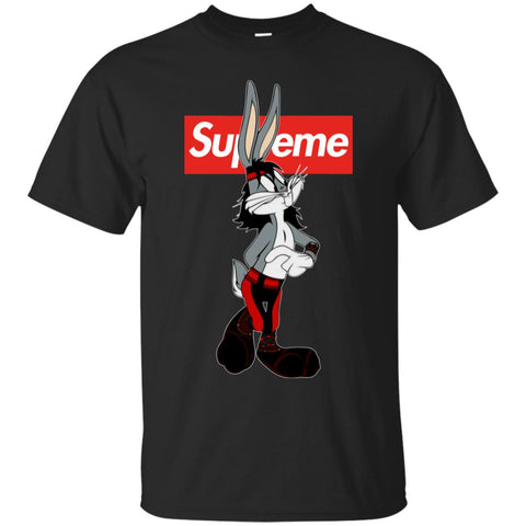 Supreme Rabbit T-shirt Men Cotton T-Shirt Black / S Men Cotton T-Shirt - parenttees