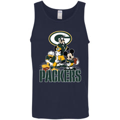 Mickey Mouse Green Bay Packer American Football Nfl Sports Shirt Men Cotton Tank Men Cotton Tank - parenttees