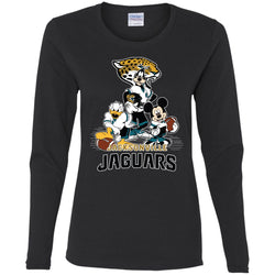 Mickey Mouse Jacksonville Jaguar American Football Nfl Sports Shirt Women Long Sleeve Shirt