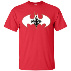 We Are The New Orleans Saints Batman Nfl Mashup Men Cotton T-Shirt