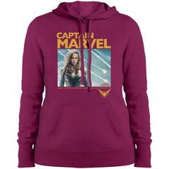 Captain Marvel Vintage Movie Poster Style Women Hooded Sweatshirt Women Hooded Sweatshirt - parenttees