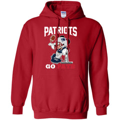 Go Pats - New England Patriots Super Bowl 2019 Mickey Mouse Football Nfl Pullover Hoodie Sweatshirt Pullover Hoodie Sweatshirt - parenttees