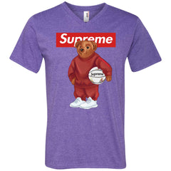 Supreme Bear Sport T-shirt Men V-Neck T-Shirt Men V-Neck T-Shirt - parenttees