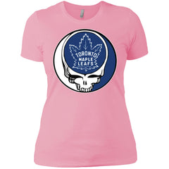 Toronto Maple Leafs Grateful Dead Steal Your Face Hockey Nhl Shirts Women Cotton T-Shirt Women Cotton T-Shirt - parenttees