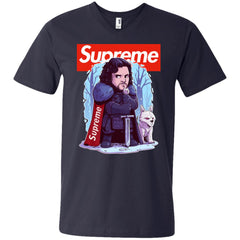 Supreme Game Of Thrones T-shirt Men V-Neck T-Shirt Men V-Neck T-Shirt - parenttees