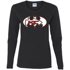 We Are The Kansas City Chiefs Batman Nfl Mashup Women Long Sleeve Shirt Women Long Sleeve Shirt - parenttees