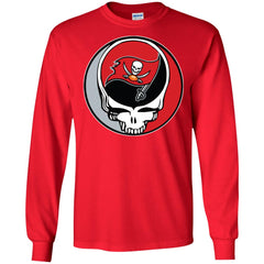 Tampa Bay Buccaneers Grateful Dead Steal Your Face Football Nfl Shirts Men Long Sleeve Shirt Men Long Sleeve Shirt - parenttees