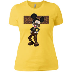 Best Louis Vuitton Mickey Fashion T-shirt Women Cotton T-Shirt Women Cotton T-Shirt - parenttees