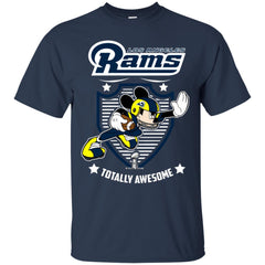 Nfl – Los Angeles Rams Totally Awesome Mickey Mouse Super Bowl 2019 Football Men Cotton T-Shirt Men Cotton T-Shirt - parenttees