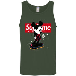 Supreme Mickey Babe Cute Love T-shirt Men Cotton Tank