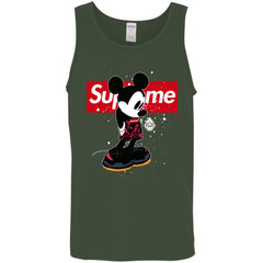 Supreme Mickey Babe Cute Love T-shirt Men Cotton Tank Men Cotton Tank - parenttees