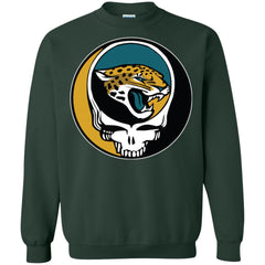 Jacksonville Jaguars Grateful Dead Steal Your Face Football Nfl Shirts Crewneck Pullover Sweatshirt Crewneck Pullover Sweatshirt - parenttees