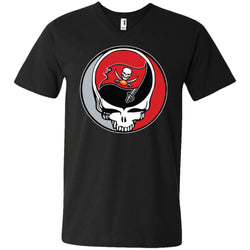 Tampa Bay Buccaneers Grateful Dead Steal Your Face Football Nfl Shirts Men V-Neck T-Shirt