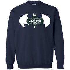 We Are The New York Jets Batman Nfl Mashup Crewneck Pullover Sweatshirt Crewneck Pullover Sweatshirt - parenttees