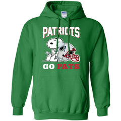 Go Pats - New England Patriots Super Bowl 2019 Snoopy Football Nfl Pullover Hoodie Sweatshirt Pullover Hoodie Sweatshirt - parenttees