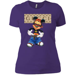 Gucci Logo Shirt Mickey Mouse T-shirt Women Cotton T-Shirt Women Cotton T-Shirt - parenttees