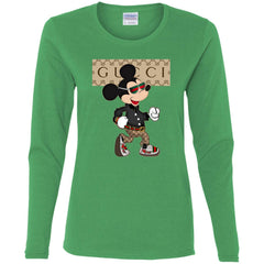 Gucci Shirt Mickey Mouse T-shirt Women Long Sleeve Shirt Women Long Sleeve Shirt - parenttees