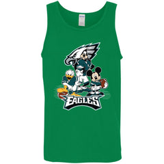 Mickey Mouse Philadelphia Eagle American Football Nfl Sports Shirt Men Cotton Tank Men Cotton Tank - parenttees