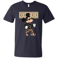 Gucci Shirt Mickey Mouse T-shirt Men V-Neck T-Shirt Men V-Neck T-Shirt - parenttees