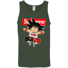 Supreme Dragon Ball Goku T-shirt Men Cotton Tank Men Cotton Tank - parenttees